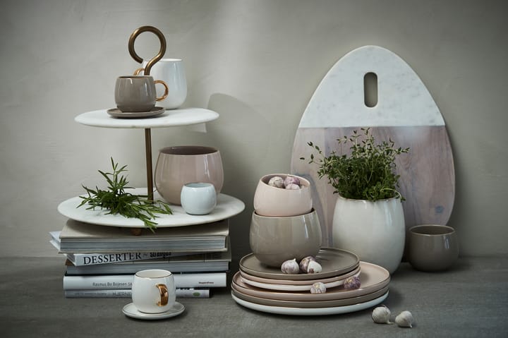 Clara tallerken Ø26 cm, Rose/Light gold Lene Bjerre