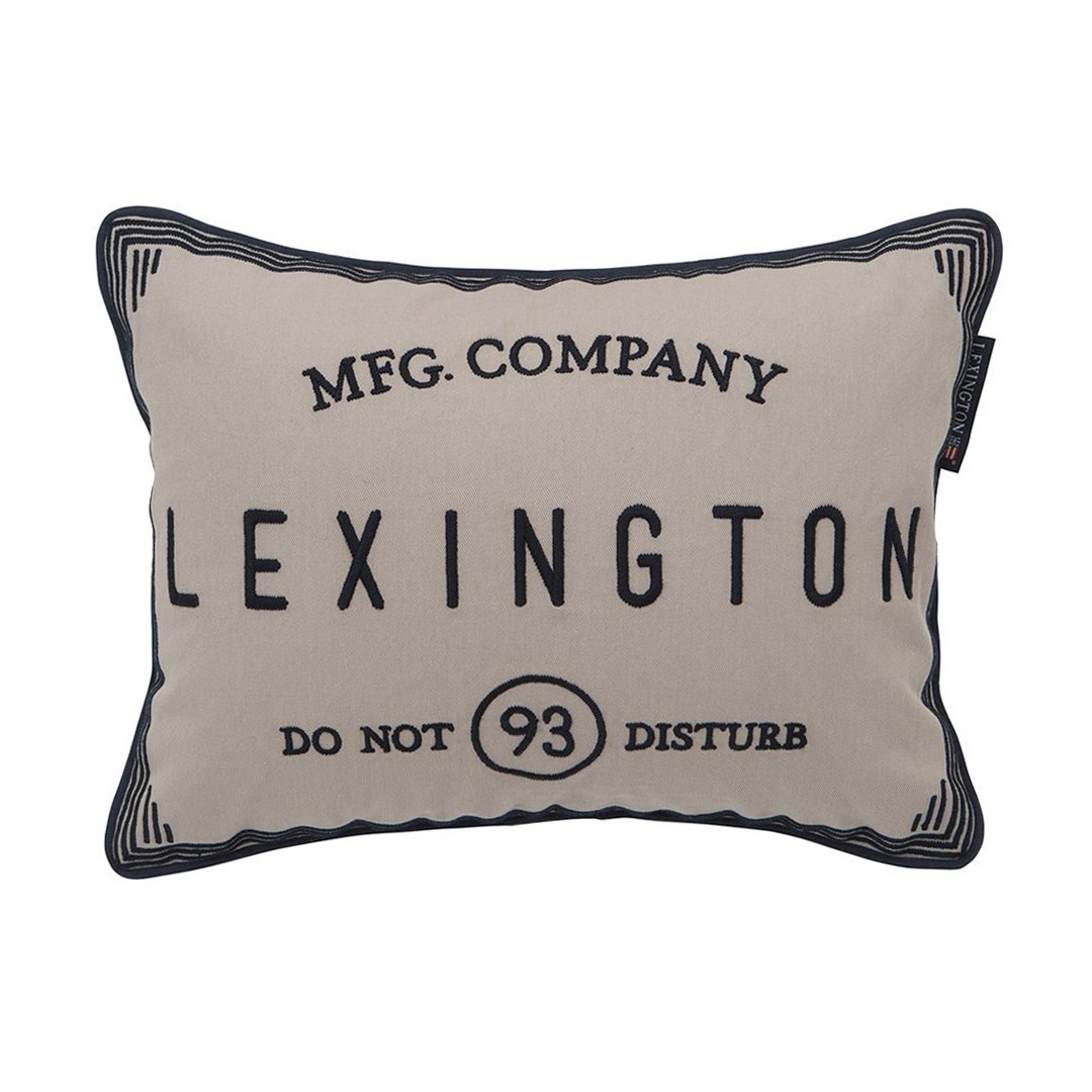 Lexington Hotel Do Not Disturb pudebetræk 30×40 cm Beige