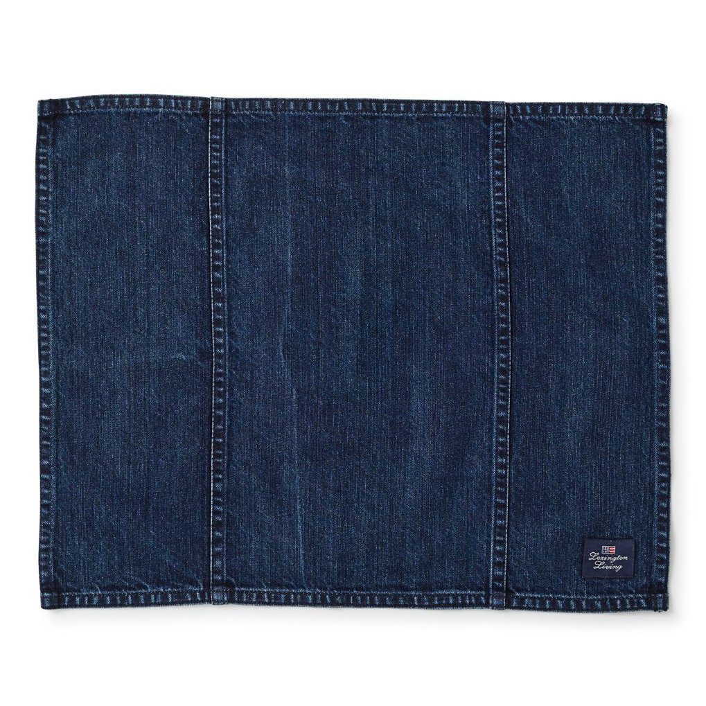 Lexington Icons Denim dækkeserviet 40×50 cm Denim blue