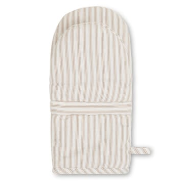 Icons Herringbone Striped grillhandske - Beige/White - Lexington