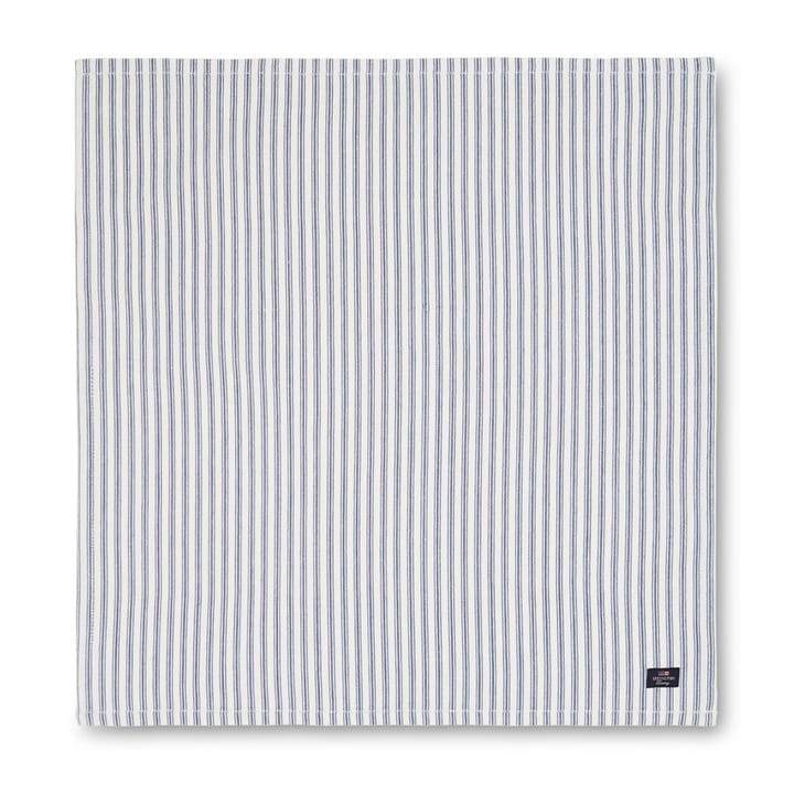 Icons Herringbone Striped serviet 50x50 cm, Blue/White Lexington