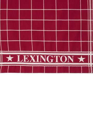 Lexington checked viskestykke 50x70 cm - Rød-hvid - Lexington