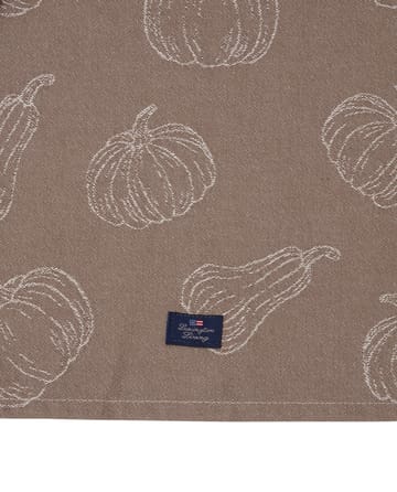 Organic Cotton Jacquard viskestykke 50x70 cm - Brown - Lexington