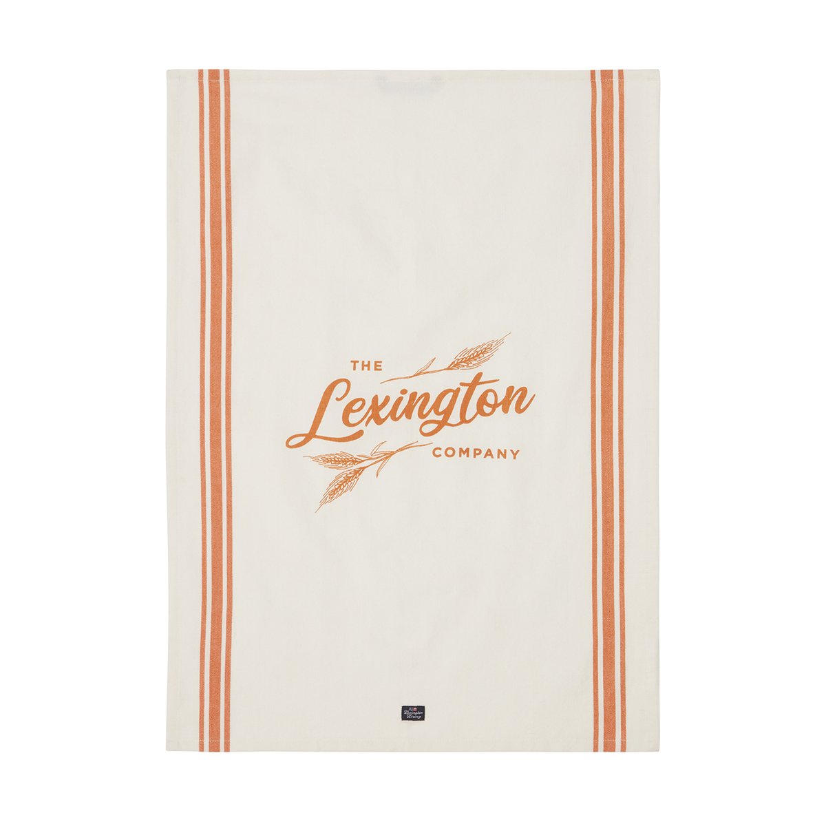 Lexington Organic Cotton viskestykke 50×70 cm White-orange