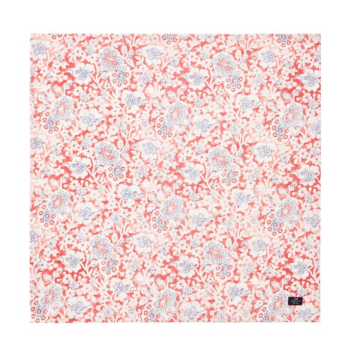 Printed Flowers Recycled Cotton stofserviet 50x50 cm, Koral Lexington