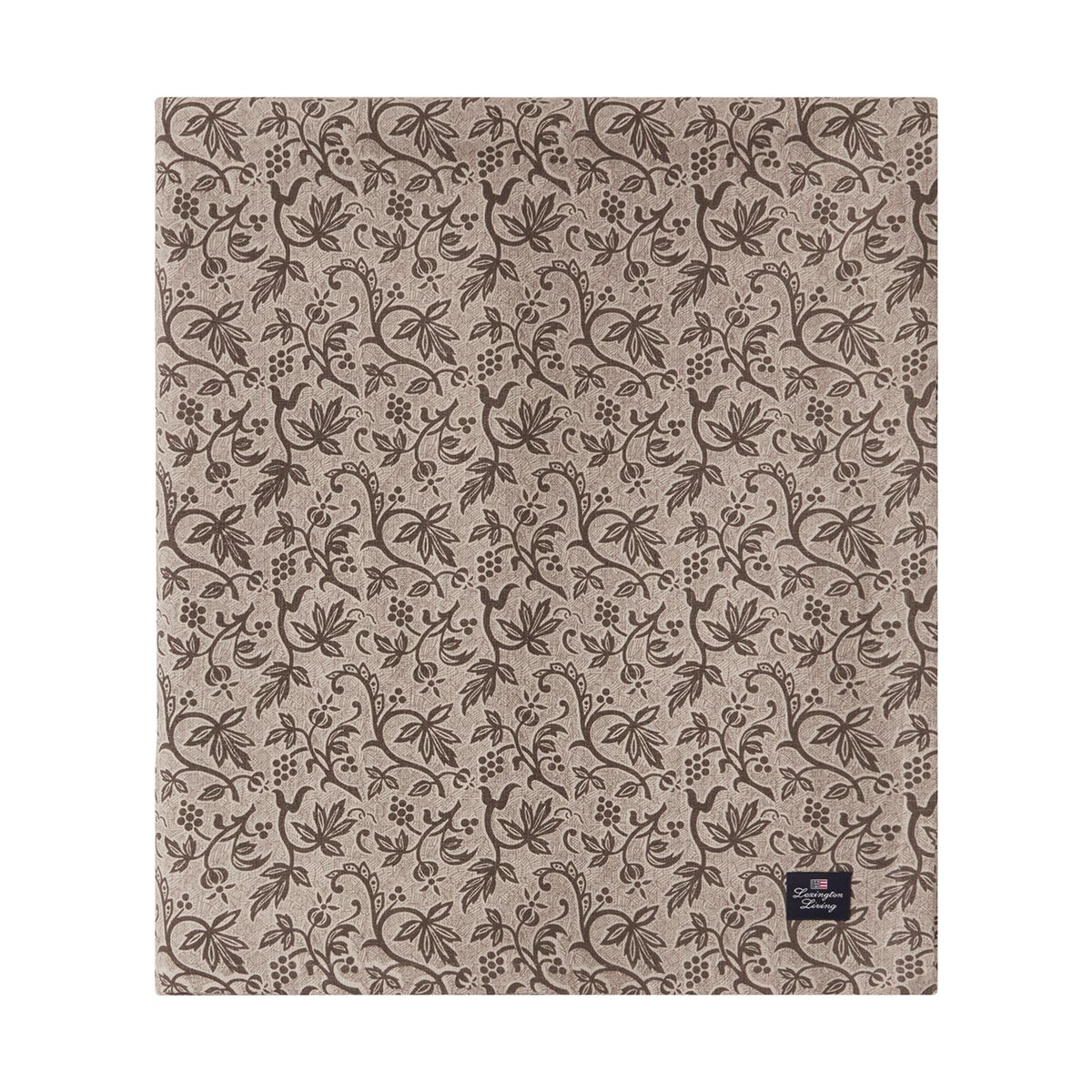 Lexington Printed Recycled Cotton dug 150×250 cm Light beige