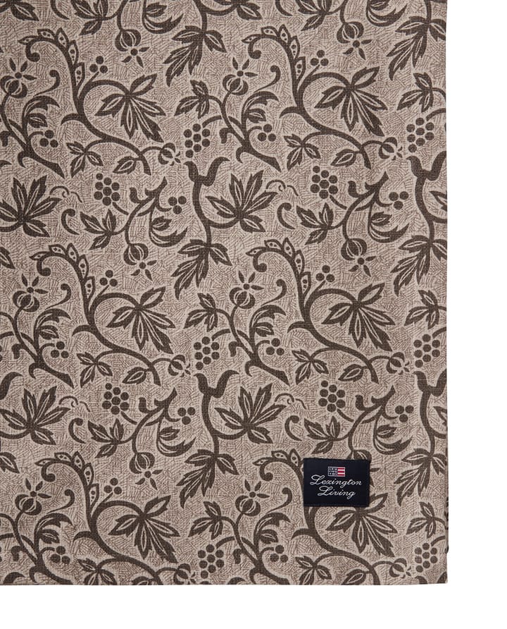 Printed Recycled Cotton dug 150x350 cm, Light beige Lexington