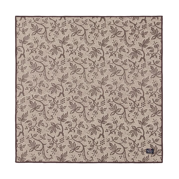 Printed Recycled Cotton stofserviet 50x50, Light beige Lexington