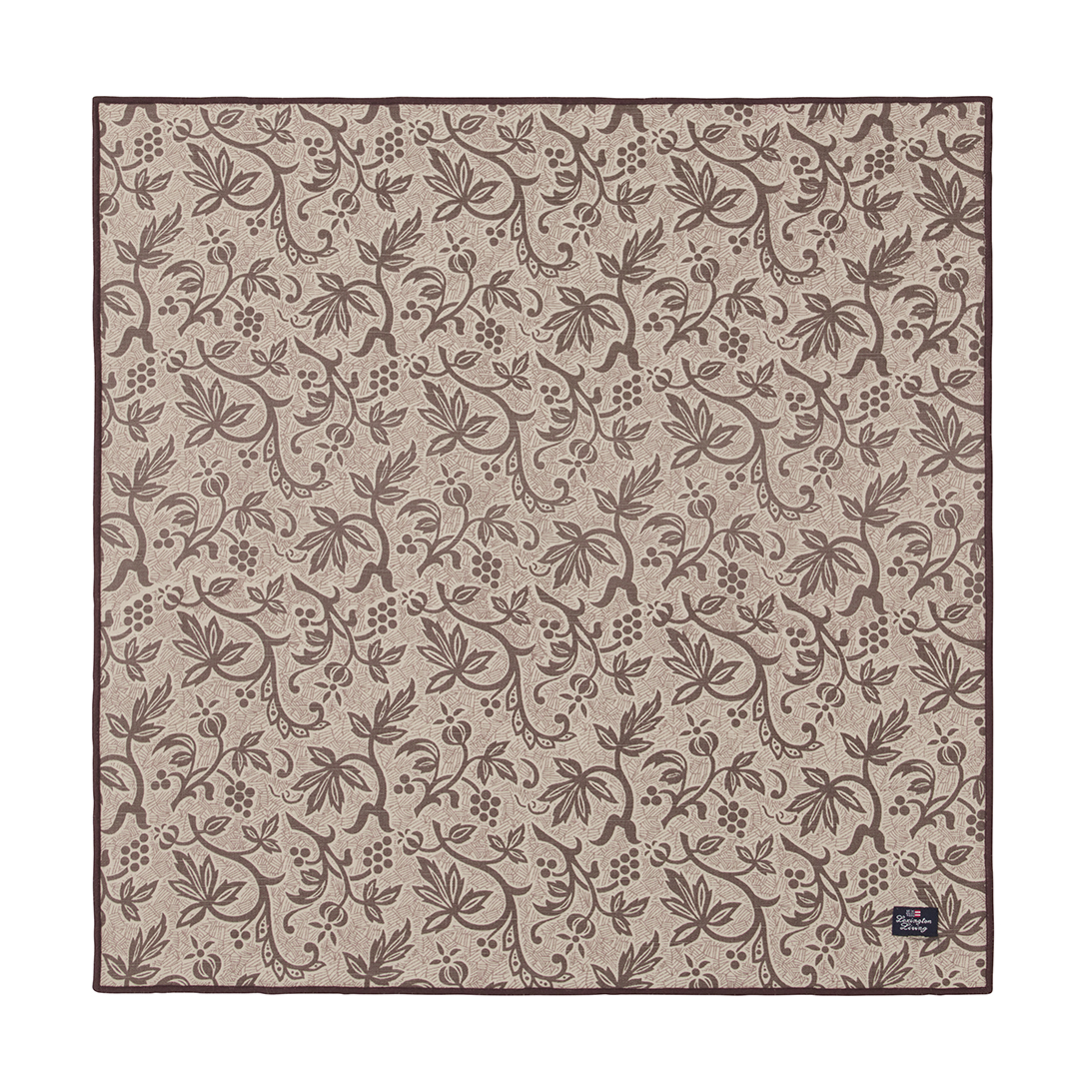 Lexington Printed Recycled Cotton stofserviet 50×50 Light beige