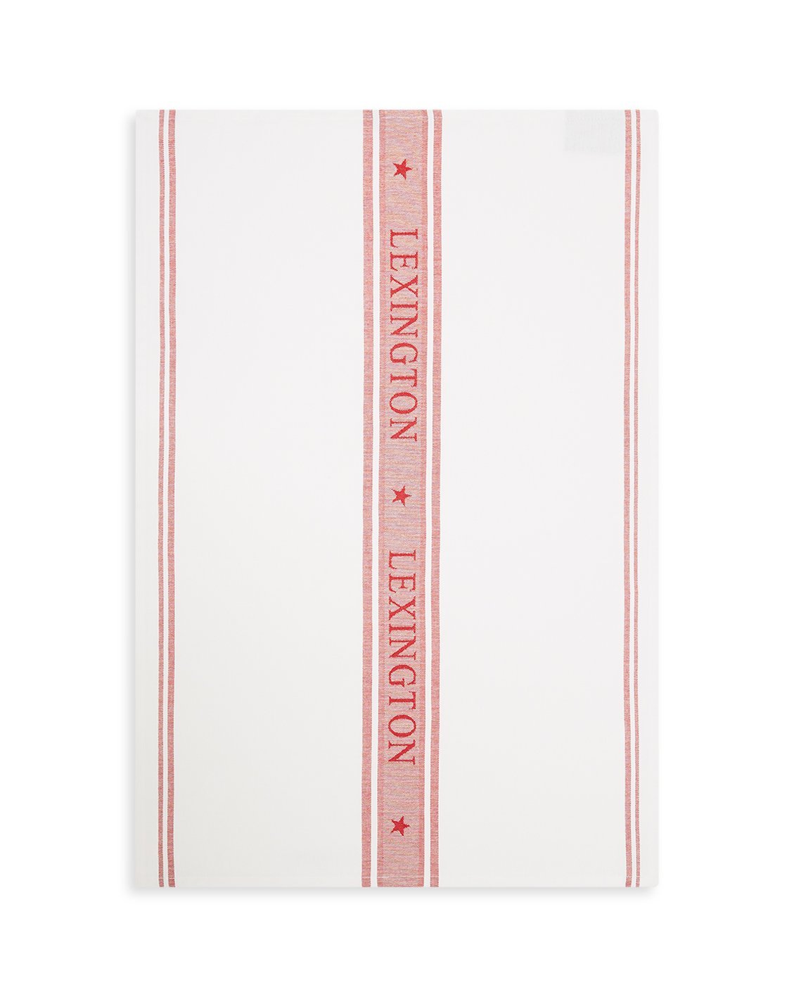 Lexington Star køkkenhåndklæde 70×50 cm Hvid-rød