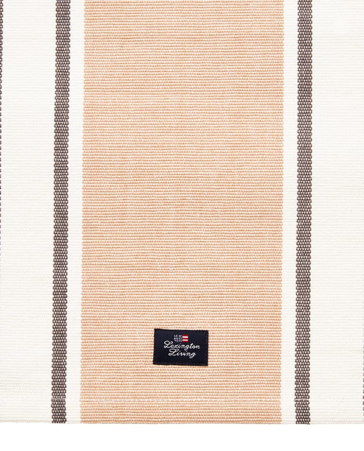 Striped Organic Cotton dækkeserviet 40x50 cm, Beige Lexington