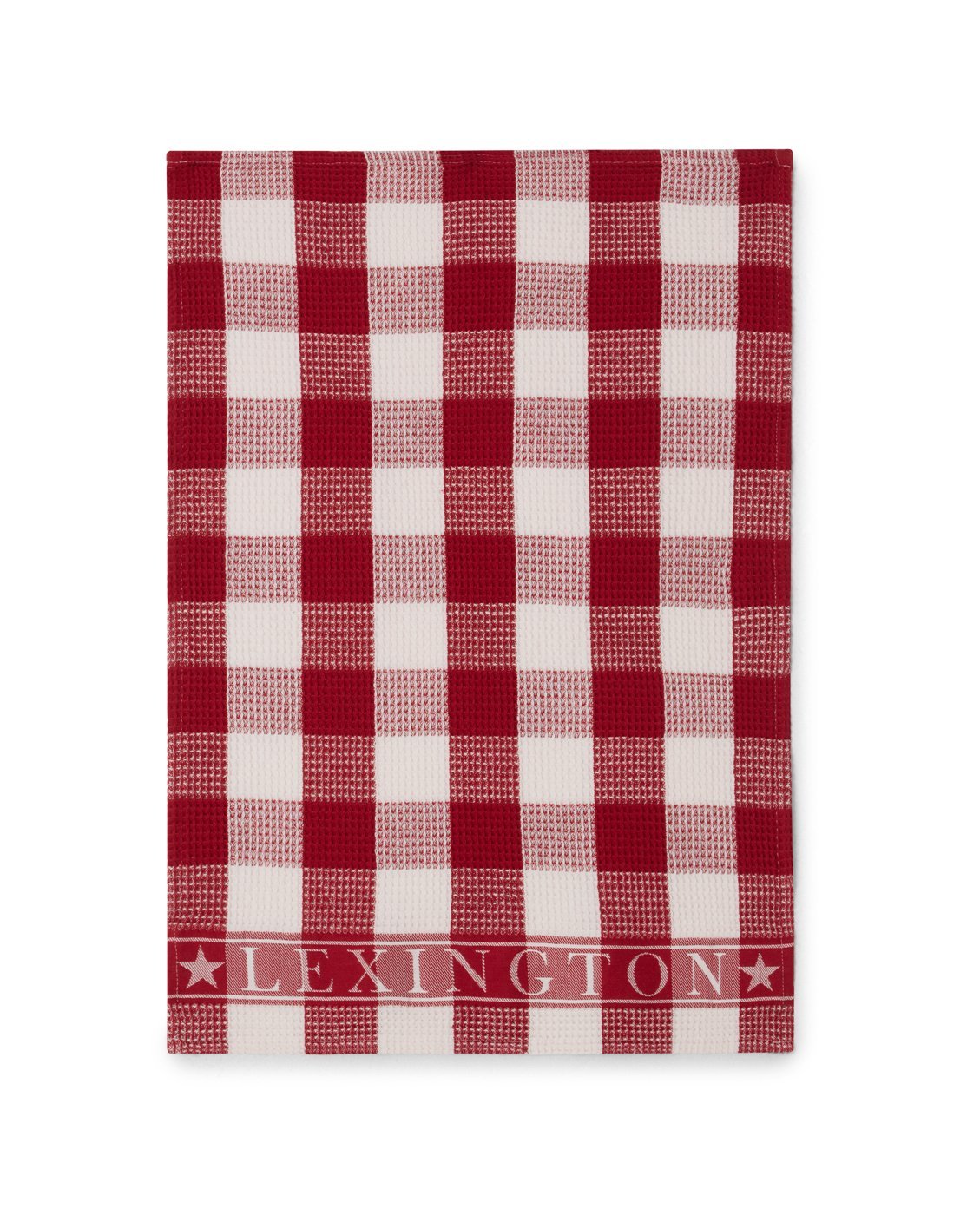 Lexington Vaffel køkkenhåndklæde 45×70 cm Rød-hvid