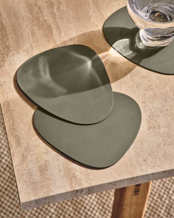 Curve Nupo coaster - army green - LIND DNA