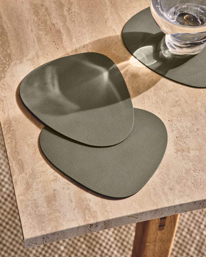 Curve Nupo coaster, army green LIND DNA