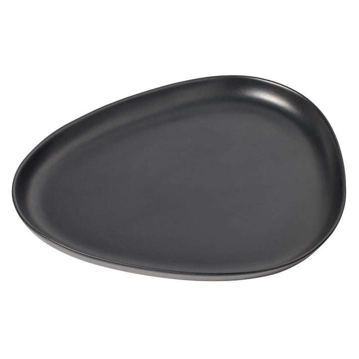 Curve Stoneware serveringsfad 30x35 cm, Black LIND DNA