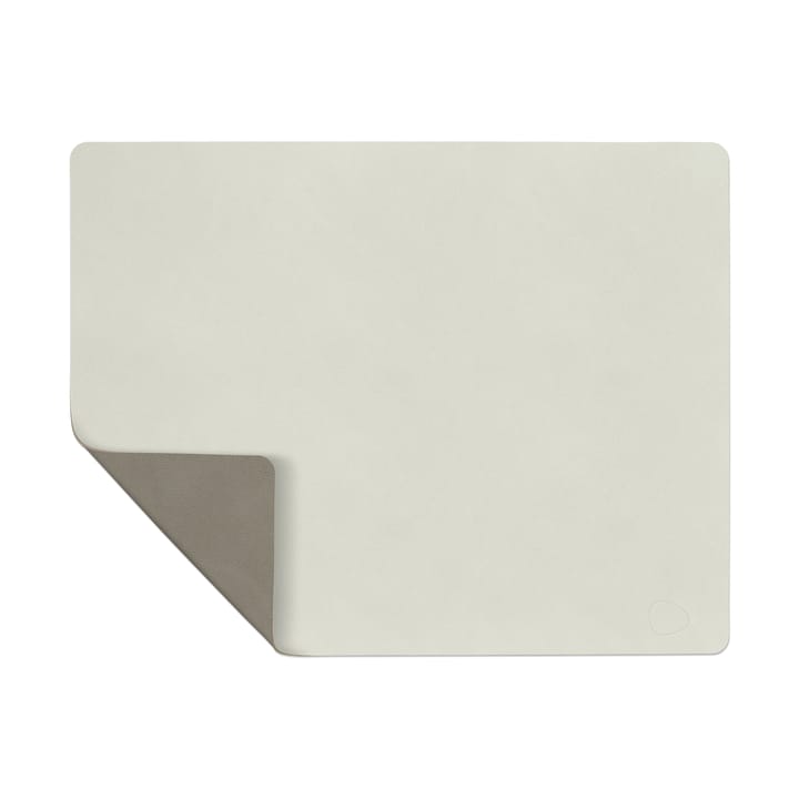 Nupo dækkeserviet vendbar square L 1 stk., Linen-Flint Grey LIND DNA