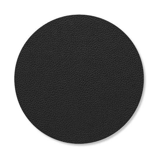 LIND DNA Serene coasters circle Ø10 cm Black