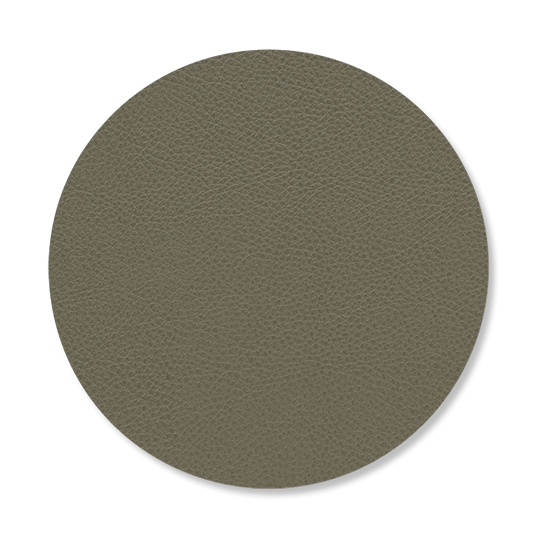 LIND DNA Serene coasters circle Ø10 cm Moss