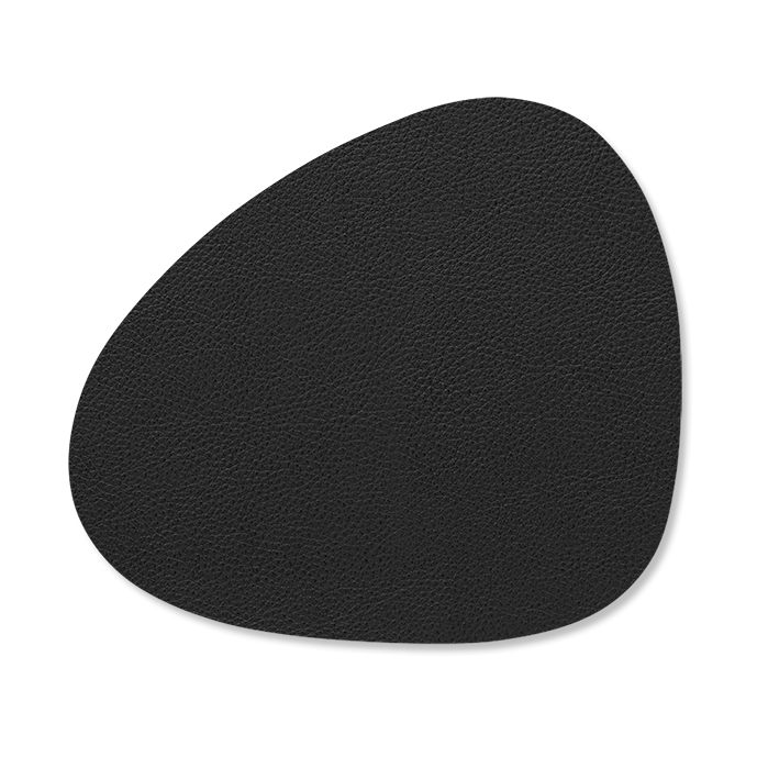 LIND DNA Serene coasters curve 11×13 cm Black