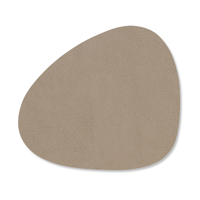 LIND DNA Serene coasters curve 11×13 cm Mole Grey