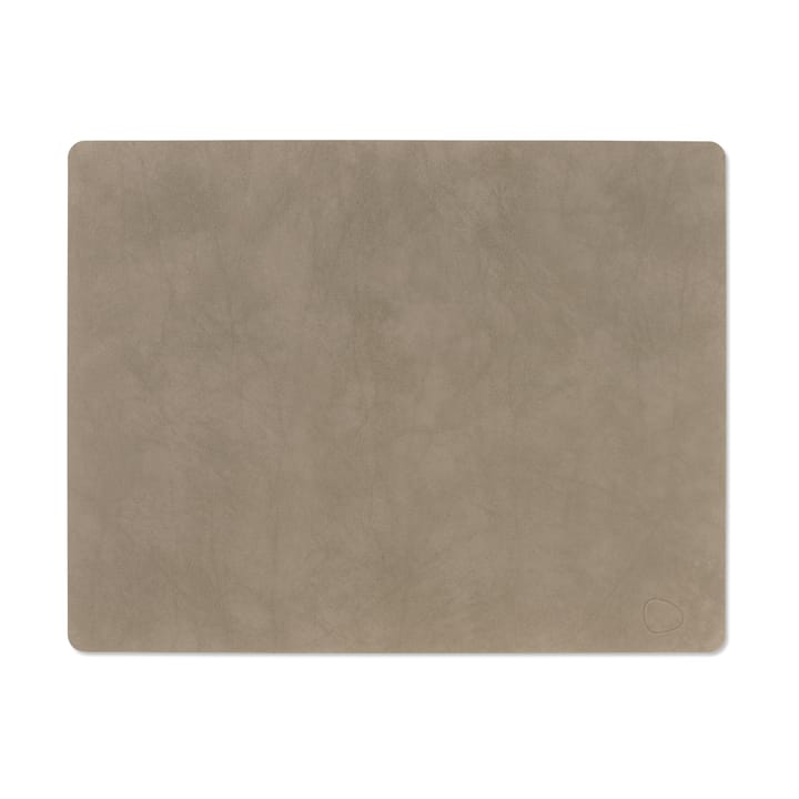 Square Nupo dækkeserviet 35x45 cm - nomad grey - LIND DNA