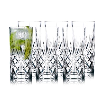 Melodia highballglas 36 cl 6-pak - Krystal - Lyngby Glas