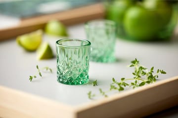 Sorrento shotglas 4 cl 4-pak - Grøn - Lyngby Glas