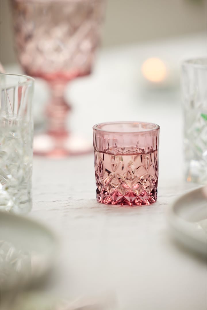 Sorrento shotglas 4 cl 4-pak, Pink Lyngby Glas