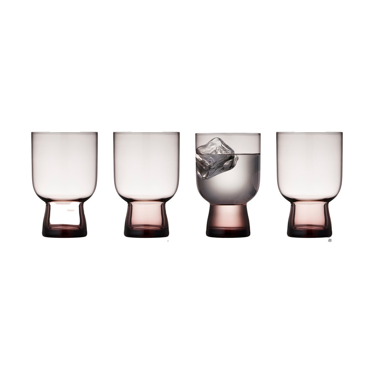 Lyngby Glas Sorrento vandglas 30 cl 4-pak Pink