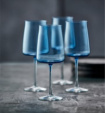 Zero rødvinsglas 54 cl 4-pak - Blue - Lyngby Glas