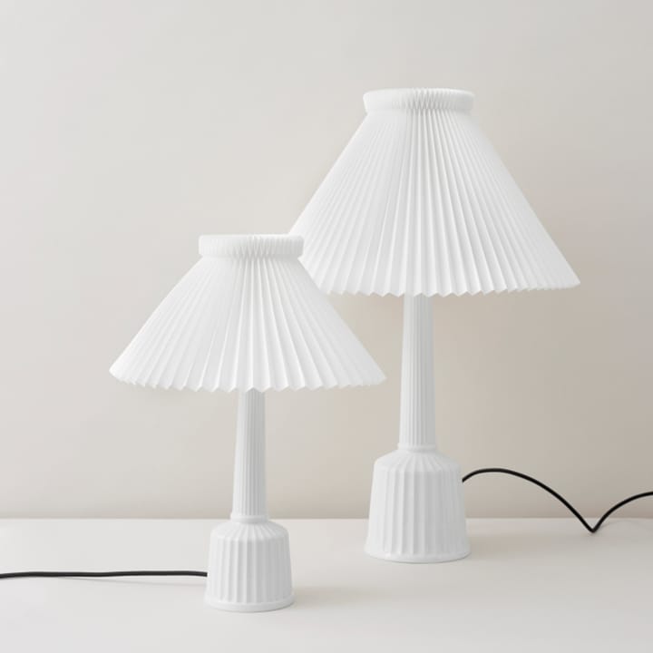 Esben Klint bordlampe, hvid, H65 cm Lyngby Porcelæn