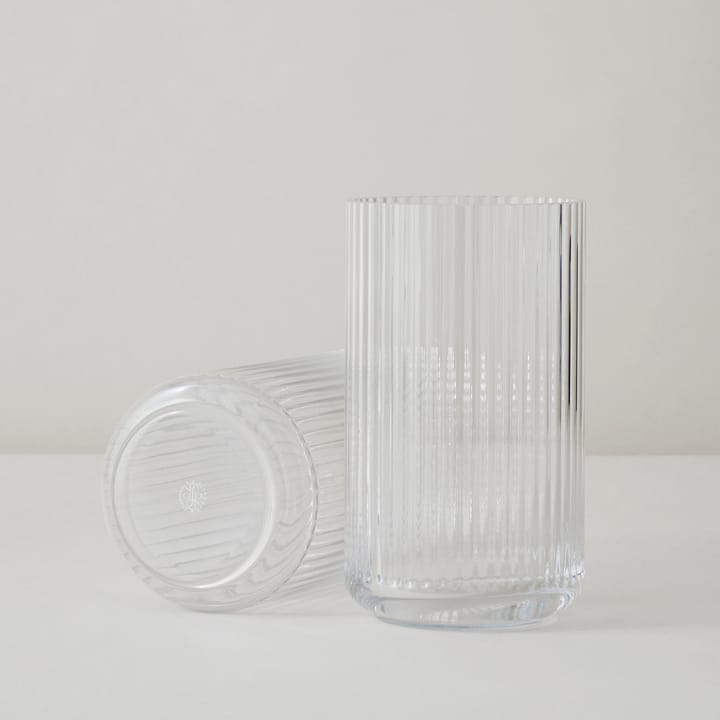 Lyngby vase glas klar, 12 cm Lyngby Porcelæn