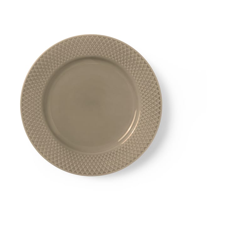 Rhombe Earth frokosttallerken Ø23 cm - Clay - Lyngby Porcelæn