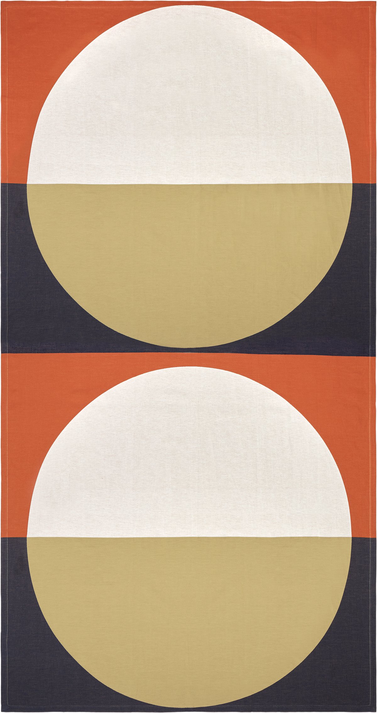 Marimekko Dug bomuld-lin 150×280 cm Red-blue-beige
