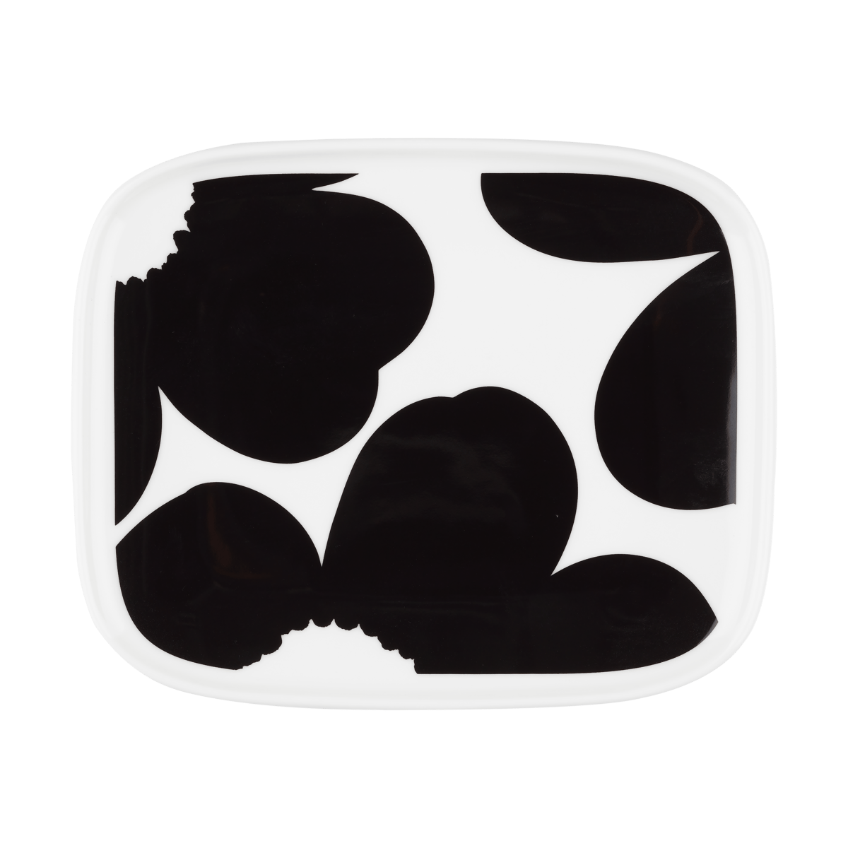 Marimekko Iso Unikko fad 12×15 cm White-black