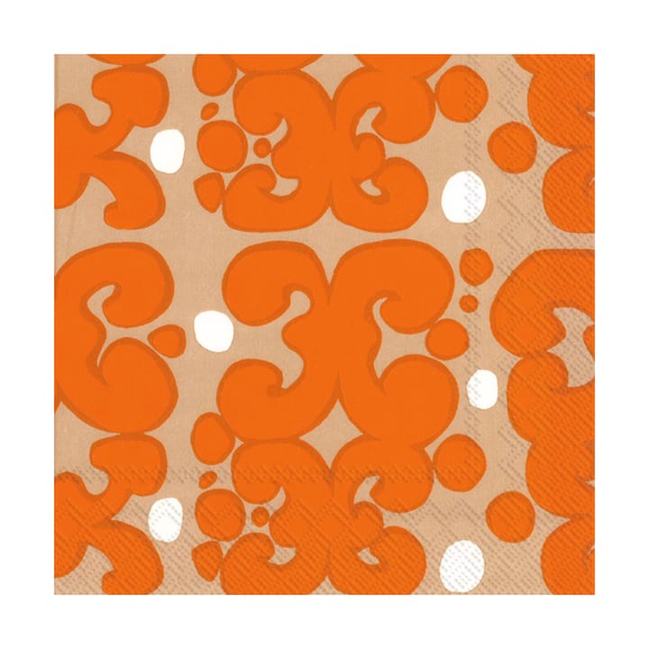 Keidas serviet 33x33 cm 20-pak, Orange Marimekko