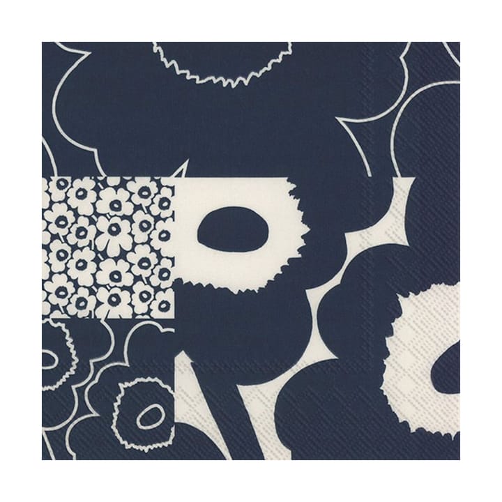 Kollaasi serviet 33x33 cm 20-pak - Dark Blue - Marimekko