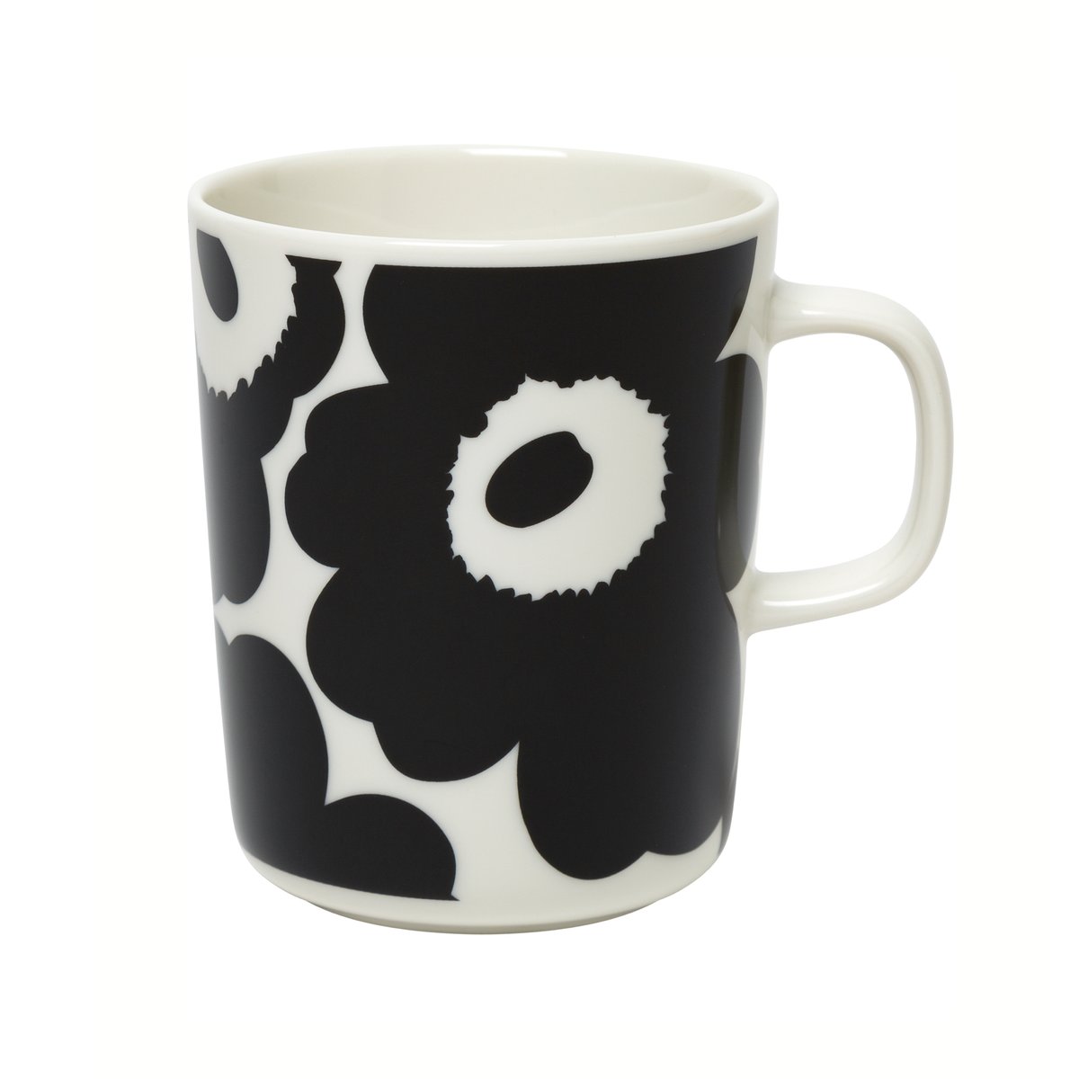 Marimekko Leikko krus 25 cl Hvid/Sort