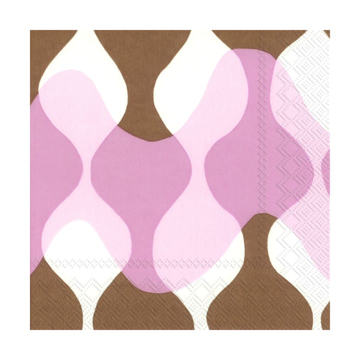 Lokki pergola serviet 33x33 cm 20-pak - Rose - Marimekko