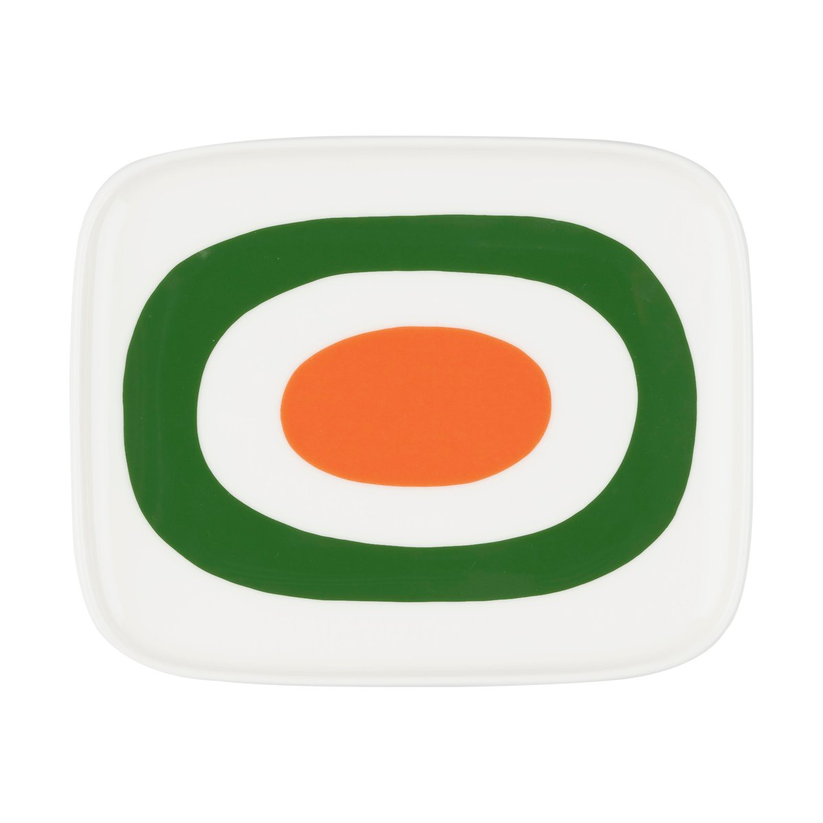 Marimekko Melooni fad 12×15 cm White-green-orange