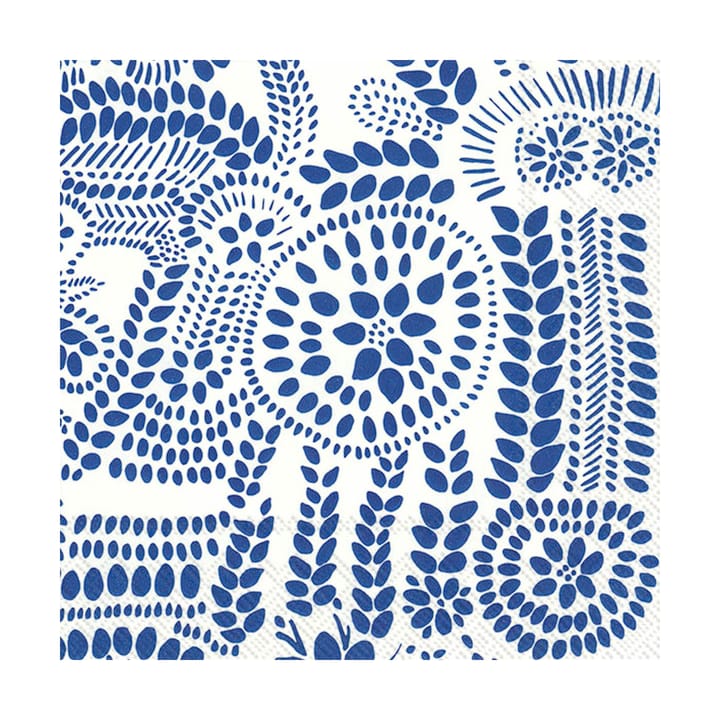 Näsiä serviet 33x33 cm 20-pak - White-blue - Marimekko