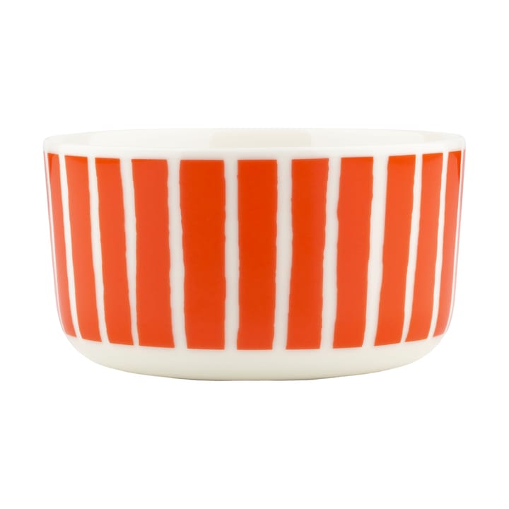 Oiva Piccolo skål 50 cl - White-orange - Marimekko