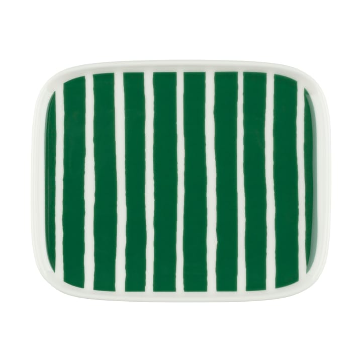 Oiva Piccolo tallerken 12x15 cm - White-green - Marimekko