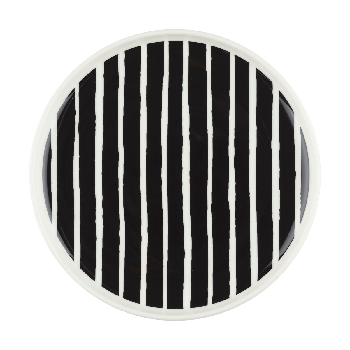 Marimekko Oiva Piccolo tallerken Ø20 cm White-black