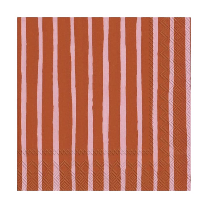 Piccolo serviet 33x33 cm 20-pak, Pink-orange Marimekko