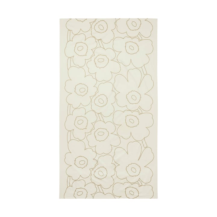 Piirto Unikko borddug 135x250 cm - Linen-gold - Marimekko