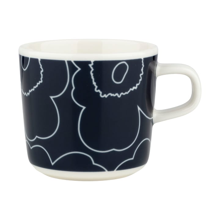 Piirto Unikko kaffekop 20 cl, White-dark blue Marimekko