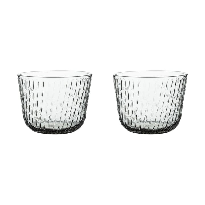 Syksy drikkeglas 2 dl 2-pak - Misty grey - Marimekko