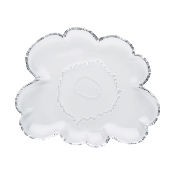 Unikko glastallerken 20 cm - Clear - Marimekko