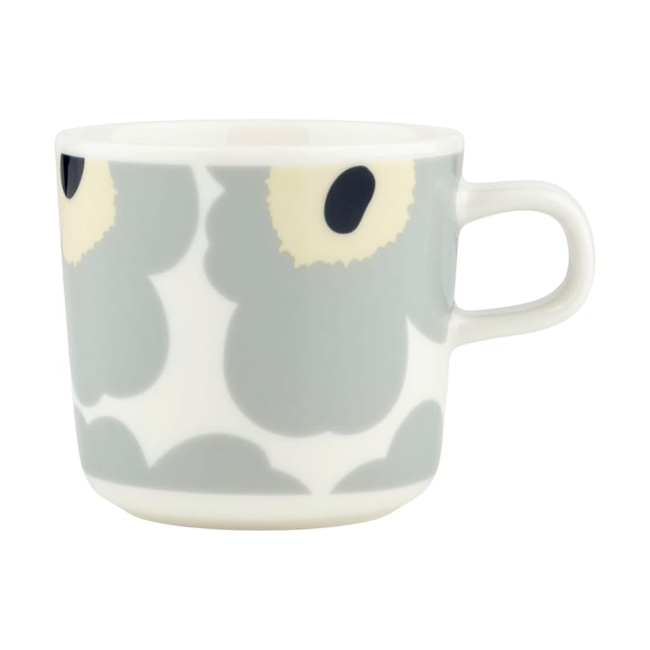 Unikko kaffekop 20 cl, White-light grey-sand-dark blue Marimekko